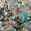 Foto panorámica de Bogotá 