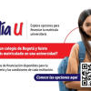 Imagen gráfica con el texto: Amplía U explora opciones para financiar tu matrícula universitaria