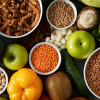 Foto de diferentes tipos de comida 