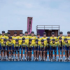 Selección Colombia de Patinaje de Velocidad, que arranca su participación en el Campeonato Mundial en Paraguay. Son 28 deportistas y de ellos, 13 son del Equipo Bogotá.