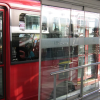 Foto de un bus de TransMilenio en Bogotá.