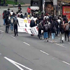 Foto de una manifestación en Bogotá 