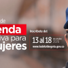 Imagen gráfica con el texto: feria de vivienda exclusiva para mujeres 2026 