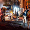 Trabajos adelantados en La Macarena, barrio del centro de Bogotá