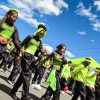 Foto de un desfile en Bogotá