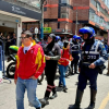 Foto de funcionarios del Distrito en un operativo de limpieza 