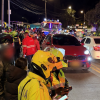 Foto de funcionarios del Distrito en un operativo de control