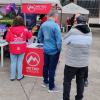Foto de feria de empleo en localidad Santa Fe en Bogotá