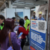 Foto de feria laboral en Bogotá.