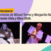 Imagen de banner con fotografías de Misael Torres y Margarita Ramírez con el Premio Vida y Obra 2026