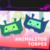 Imagen de una grafica con dos caritas dentro de una pantalla donde dice Animalitos Torpes.