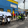 Foto de funcionarios del Distrito en un operativo de limpieza 