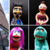 Imagen de cuatro títeres protagonistas de la obra que se presentará en Ciudad Bolívar.