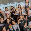 Imagen de varios niños y niñas en un taller Crea.