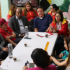 Foto de un grupo de ciudadanos de la Localidad de La Candelaria 