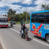 Foto de una vía de la autopista Norte de Bogotá 