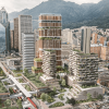Foto que muestra edificios y calles 