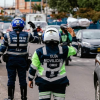 Foto de agentes de tránsito en una vía