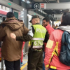 Foto de toma integral en la estación Bicentenario de TrasnMillenio