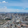 Foto panorámica de Bogotá 
