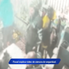 Imagen del video de cámara de seguridad del evento ocurrido el 4 de octubre de 2026, en una bodega de reciclaje de la localidad de Kennedy.