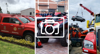 📸 Conoce cómo está conformado el parque automotor de Bomberos de Bogotá 👩‍🚒🧑🏽‍🚒