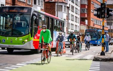 Carrera Séptima: bicicletas