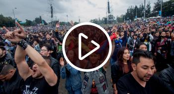 Rock al Parque 2019 convocó una multitud en cada una de las tarimas - Foto: Alcaldía de Bogotá.