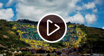 Vista de La Mariposa en los cerros orientales al norte de Bogotá - Foto: Andrés Sandoval, Alcaldía de Bogotá.