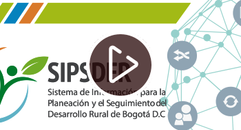 El propósito es fortalecer el Desarrollo del Sector Rural de Bogotá Imagen del logo del SIPSDER