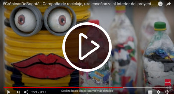 'Botellas de amor', la iniciativa ambiental en la Avenida Guayacanes Iniciativa de reciclaje en obra de la Avenida Guayacanes