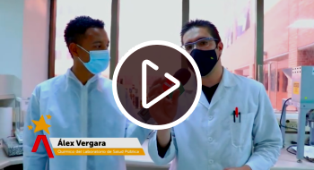 Imagen de análisis de alimentos y licor en temporada navideña