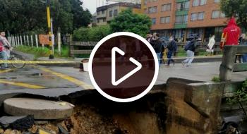 Bogotá: Distrito atiende emergencia Calle 3 con carrera 60