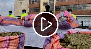 En video sorprendente hallazgo de una tonelada de marihuana en Kennedy