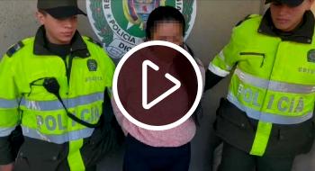 En video: Capturada mujer con estupefacientes en Ciudad Bolívar.