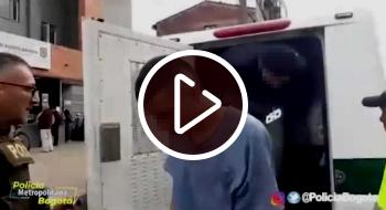 ¡No se escaparon! En video los 2 capturados por hurto de celulares en Bogotá En video los 2 hombres capturados por el hurto de celulares en Bogotá
