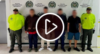 La captura de la banda Calibre 38 que se dedicada el fleteo en Bogotá