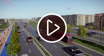 Espacio público, ciclorruta y otros detalles de la nueva calle 13 