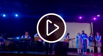 Agrupación con discapacidad visual presentes en Festival Escolar Artes