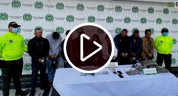 ¡Así delinquían y los capturaron! siete hombres y una mujer por tráfico 