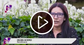 Dilma: beneficiaria del Sistema Distrital de Cuidado. Secretaría Mujer