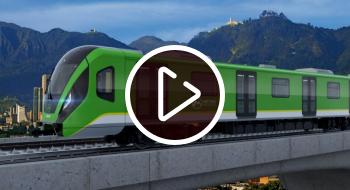 Obras del Metro de Bogotá en la calle 1ra con avenida Caracas 