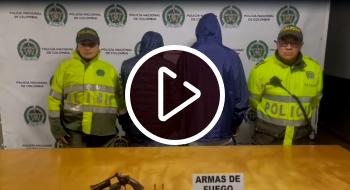 Intentaron fugarse y fueron sorprendidos con arma de fuego ¡Video de capturados!