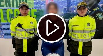 Video de mujer capturada con un kilo de estupefacientes en aeropuerto El Dorado