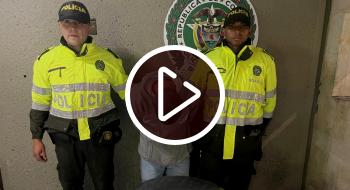 Capturado por hurto en Bogotá ya tenía antecedentes judiciales ¡Video!