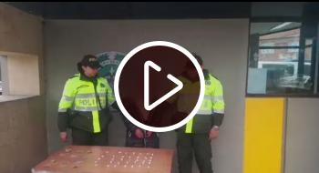 Con estupefacientes fue capturada una mujer en el sur de Bogotá ¡Video!