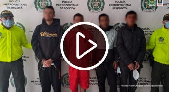 En video: estos son los 4 implicados en casos de desmembrados en Bogotá