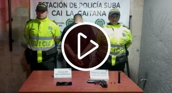 En video 3 capturados por hurto en Bogotá ¡Uno disparó contra la Policía!