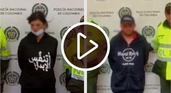 Una mujer y un hombre capturados por homicidio y otros delitos ¡Video!
