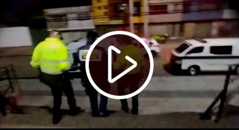 Hombre se hacía pasar por vigilante para cometer hurtos ¡En video el capturado!